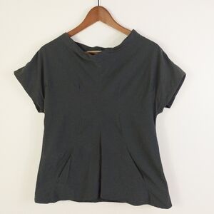 Marni Structured Minimalist Top Gray Size 38
